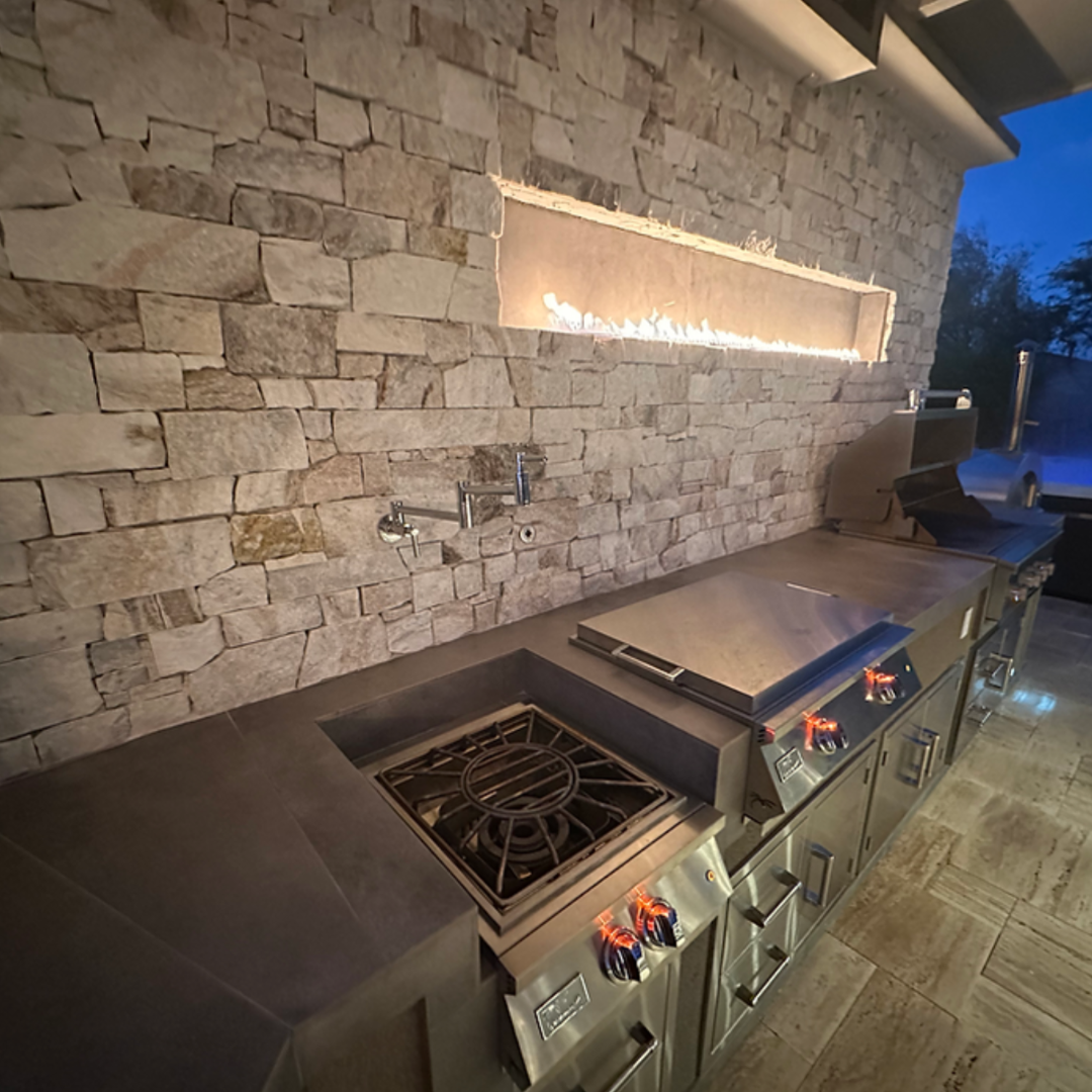 Kokomo Luxury Outdoor Kitchen BBQ Grill Island