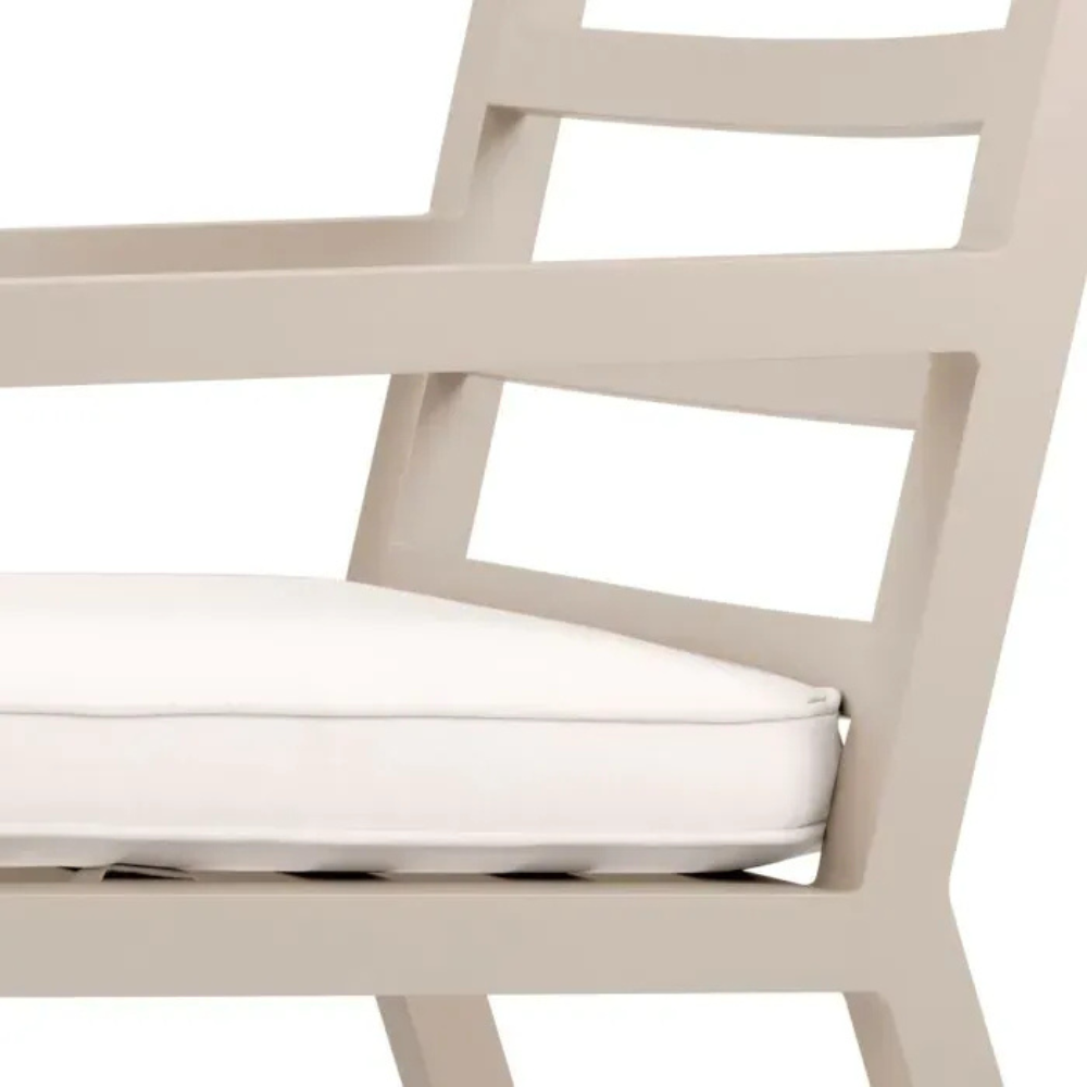 Eichholtz Outdoor Dining Chair Delta Sand finish | sunbrella canvas