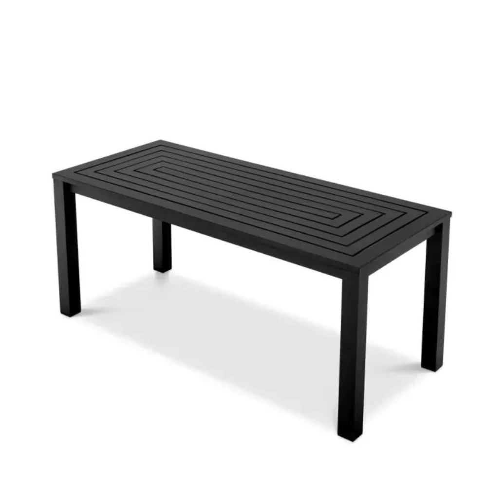 Eichholtz Outdoor Dining Table Vistamar Black finish