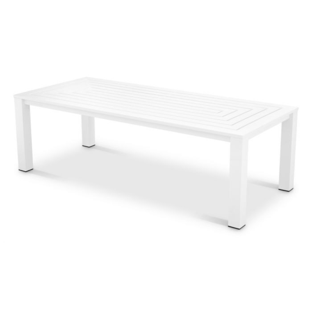 Eichholtz Outdoor Dining Table Vistamar Matte white finish