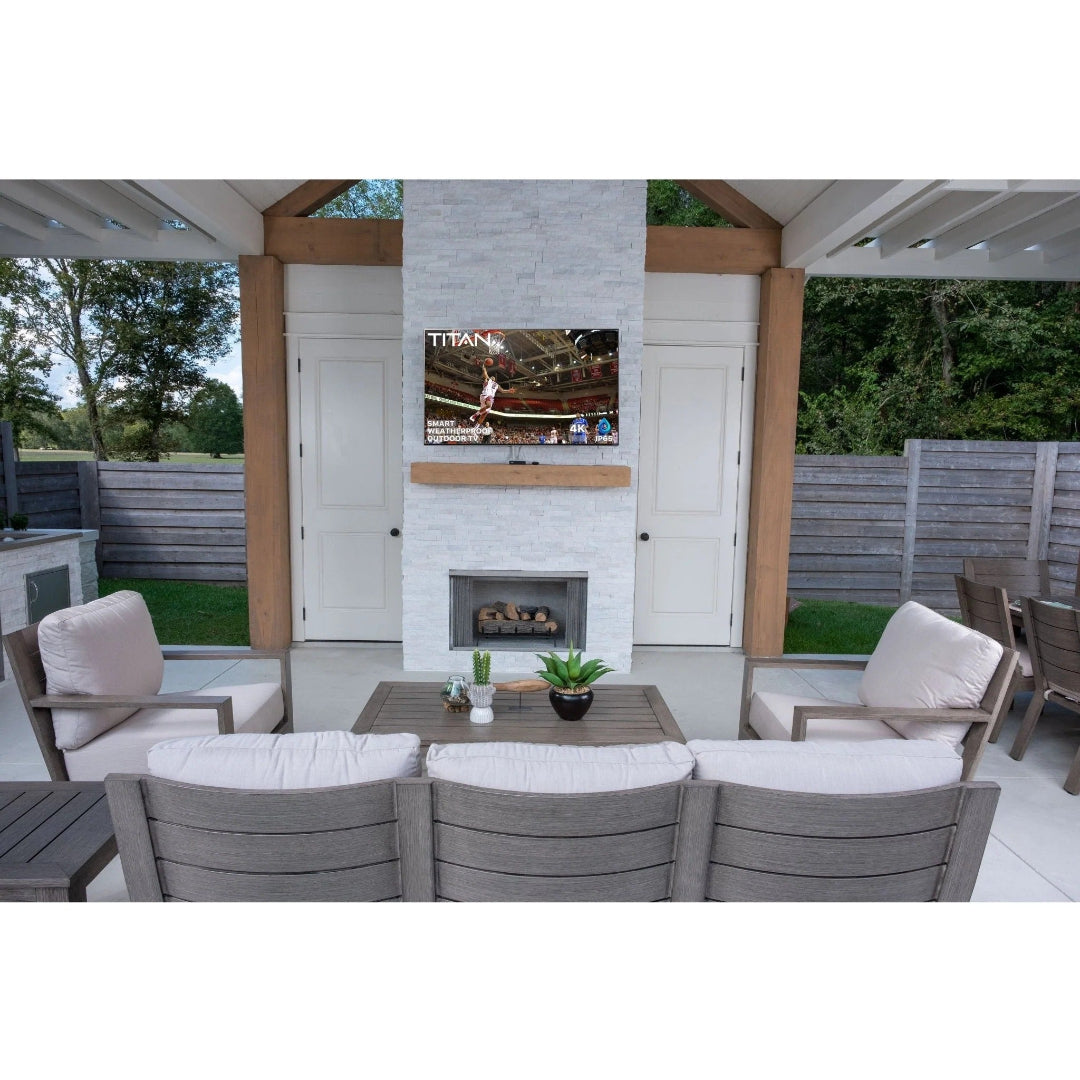 Titan L100 QNED Outdoor TV, Covered Patio, IP65 Smart Weatherproof TV, 4K HDR, 60 Hz