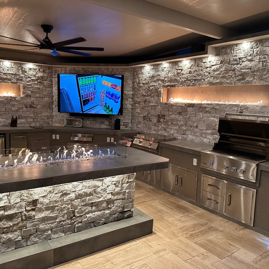 Kokomo Luxury Outdoor Kitchen BBQ Grill Island