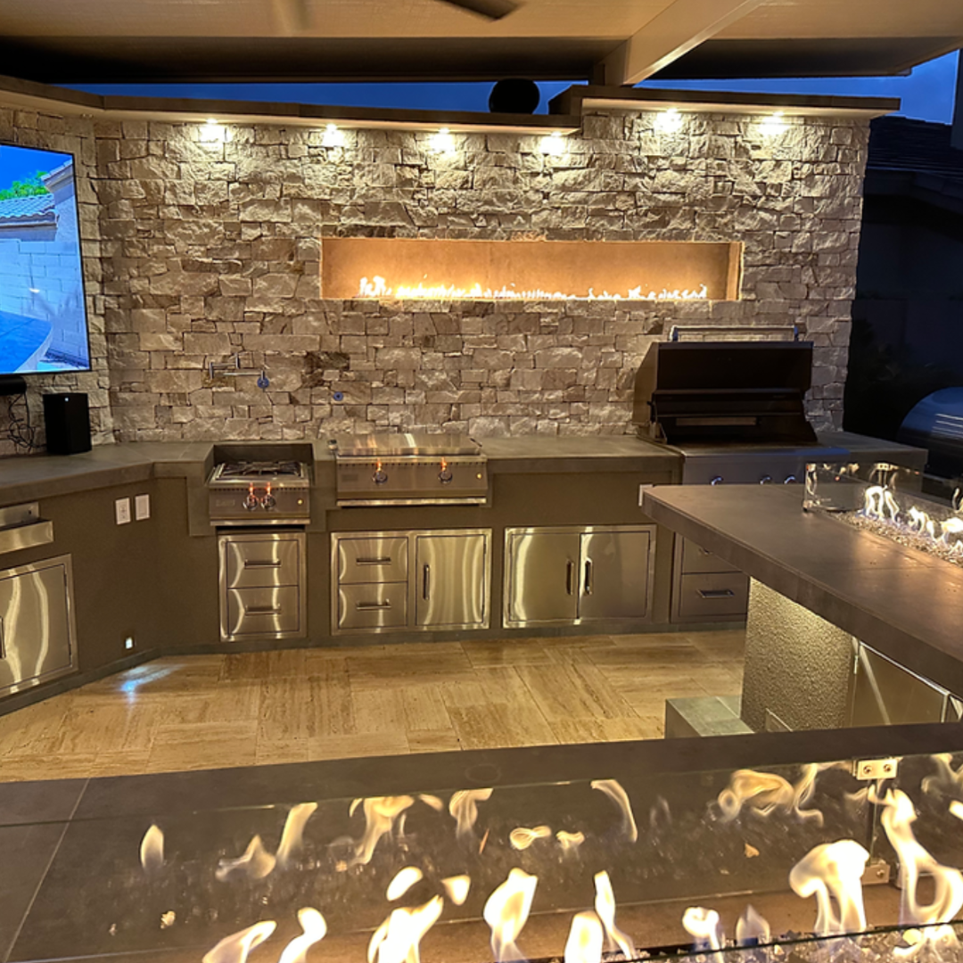 Kokomo Luxury Outdoor Kitchen BBQ Grill Island