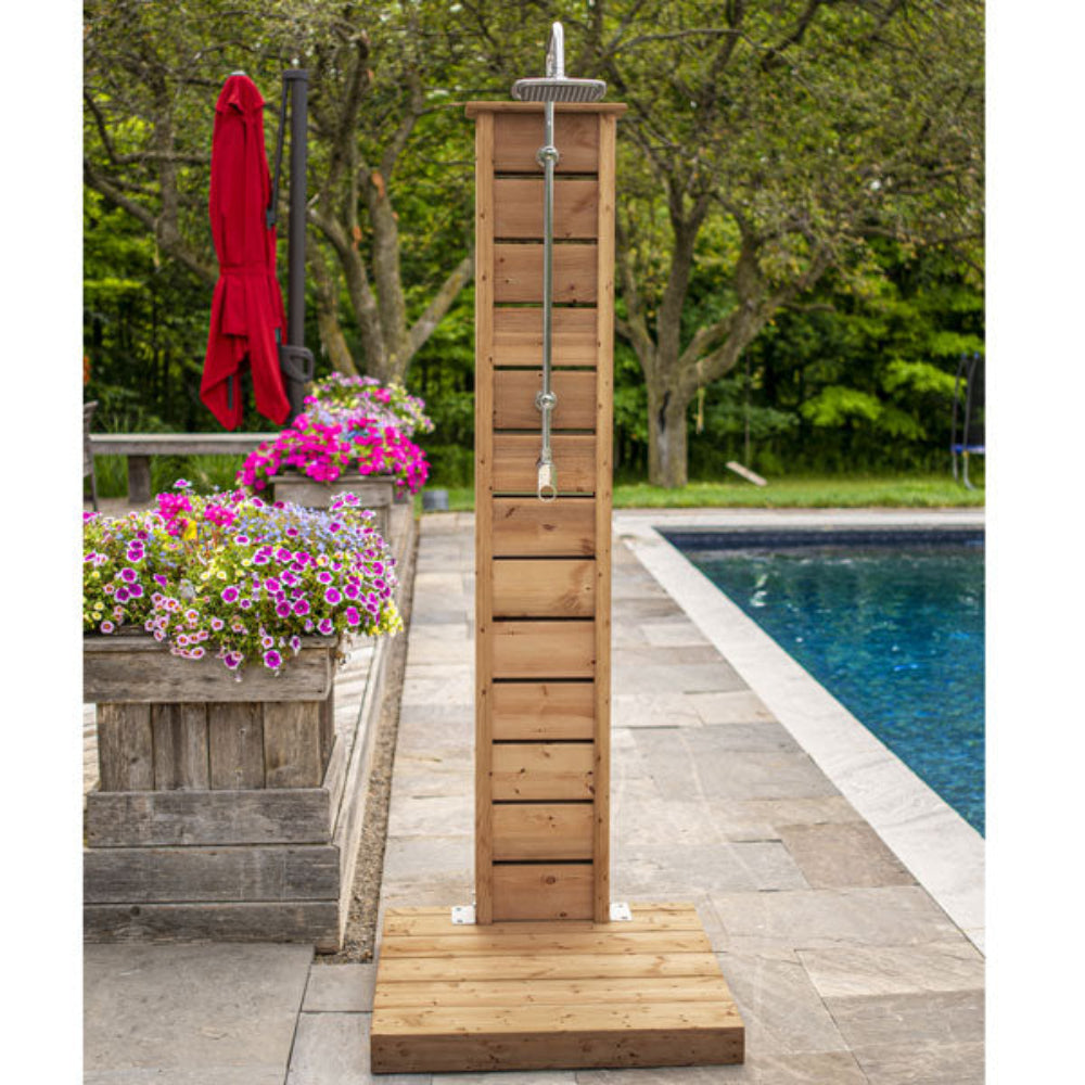 leisurecraft Sunlight Outdoor Shower - Knotty Red Cedar