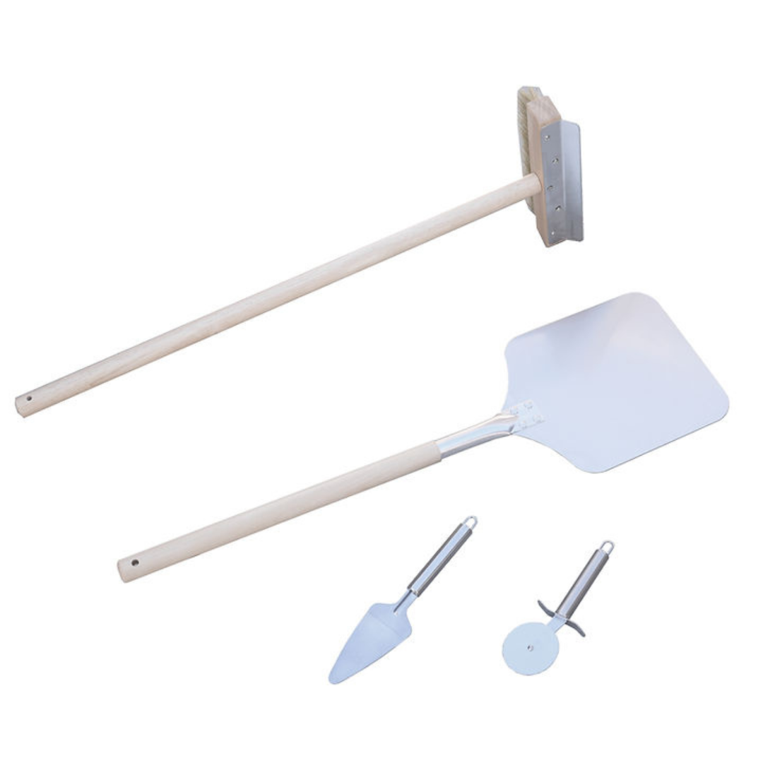 Kokomo 32 Inch Dual Fuel Gas or Wood Fired Stainless Steel Pizza Oven