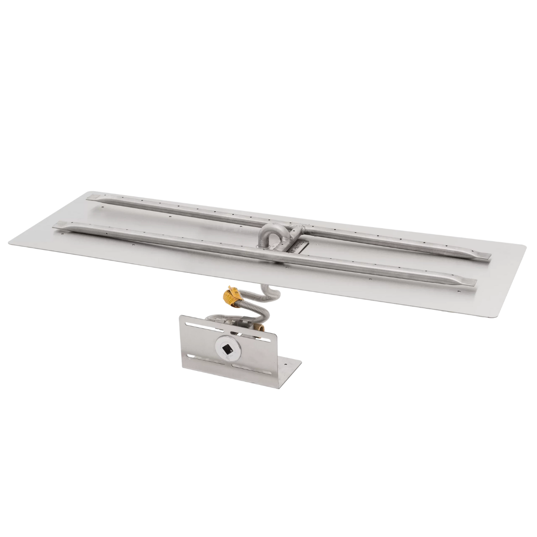 The Outdoor Plus 48" x 12" Rectangular Flat Pan & SS ‘H’ Burner