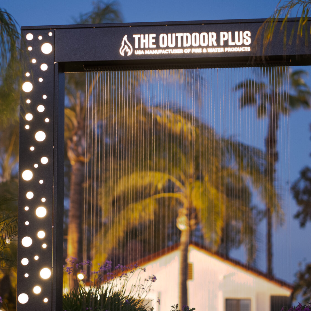 The Outdoor Plus Paradise Fall with LED Metal Powder Coat