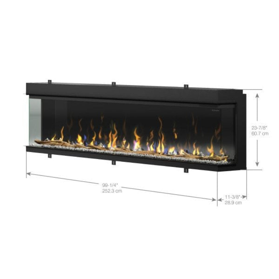Dimplex IgniteXL Bold Built-In 100-inch Linear Electric Fireplace